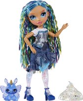 Rainbow High Shimmers met slijm-modepop - Skyler (blauw)