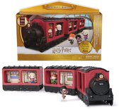 Coffret de transport pour figurines de collection Harry Potter, Micro Magical Moments Poudlard Express avec 3 figurines