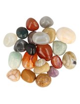 Trommelstenen India Mix (10-20 mm) - 100 gram