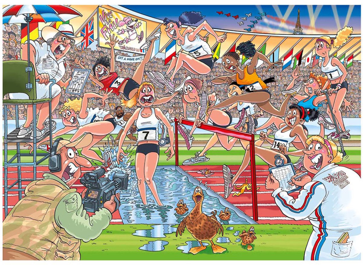 Wasgij Original 44 - Summer Games! -Puzzel - 1000 puzzelstukjes