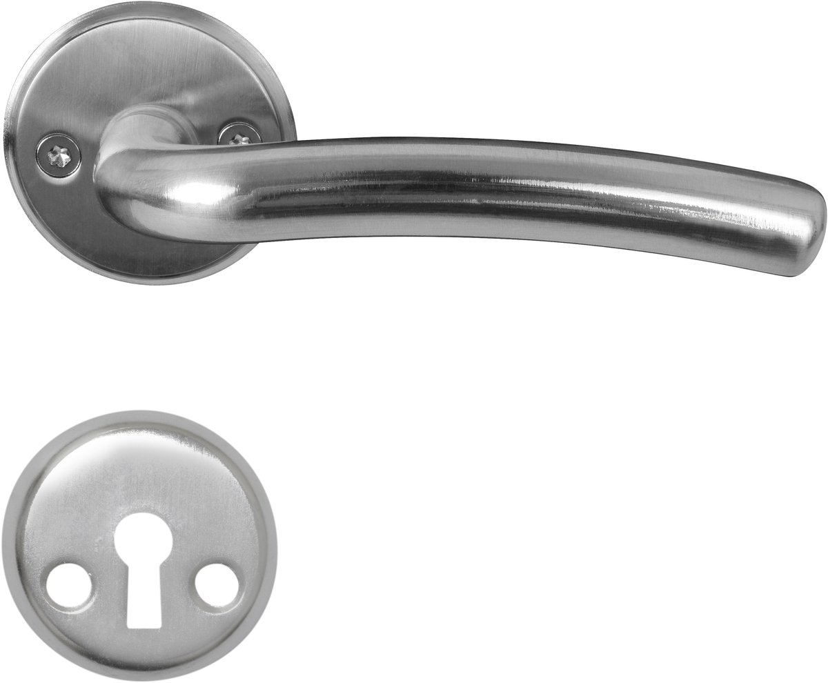 HOME It® deurklink in mat chroom L-vorm