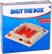 Overige Merken Houten Shut The Box Voor 4 Spelers