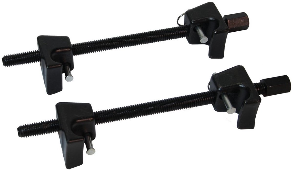 Veerspanner set - Verenklem - 2 delig - Schokbreker klem - Handbediend - XP Tools