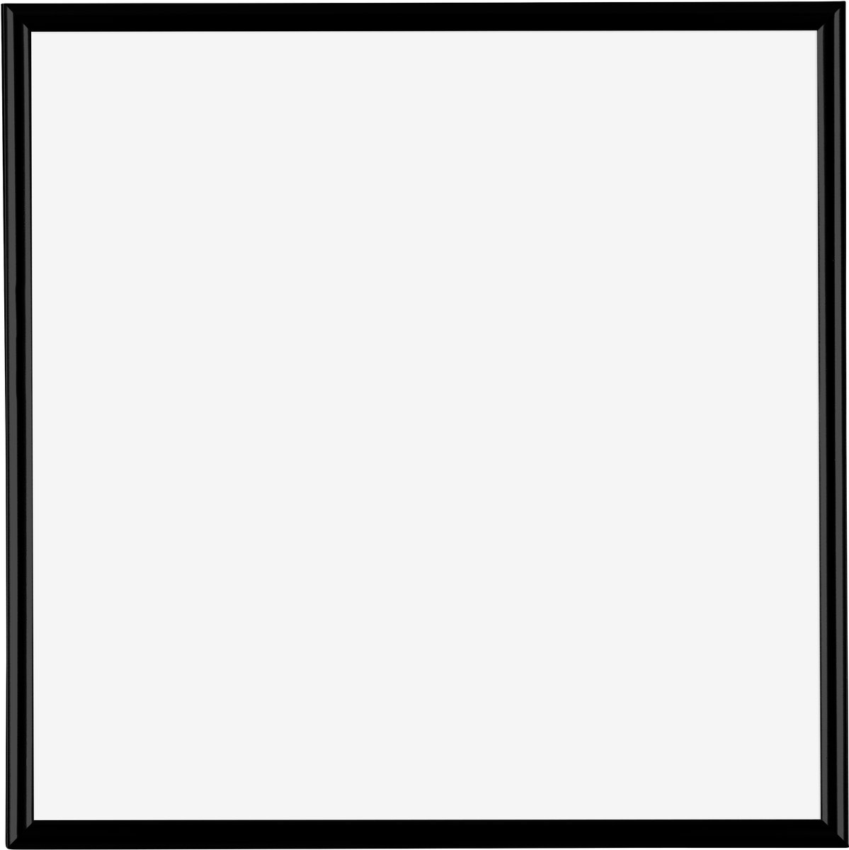 Fotolijst 45x45 cm - Kunststof - Zwart Mat - Biggy