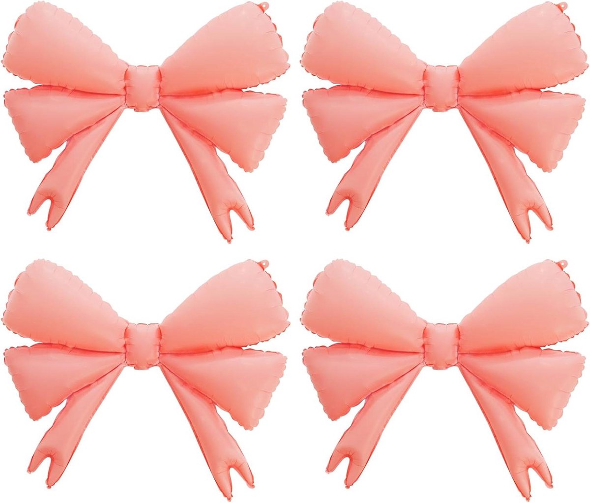 Inovra Plus - Grote ballonnen met strik voor feestdecoratie - Roze strikballonnen voor meisje - Ballonnen met strik voor verlovingsfeest - Feestdecoratie en bruiloftsartikelen