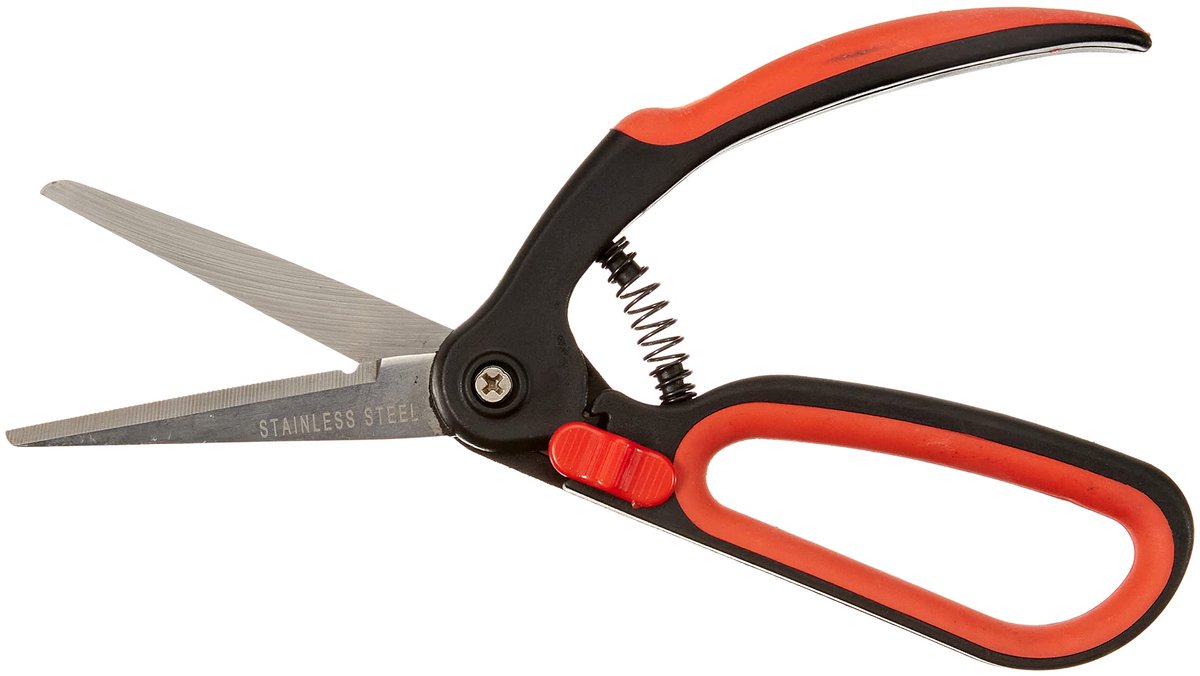 Ibenzoa® Buxusschaar met ergonomische handgreep en roestvrijstalen messen voor precieze snoeiwerkzaamheden