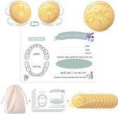 Zahnfee Taler Zahnfee Münzen Set - 5 Goldene Taler Mit Meerjungfrauen