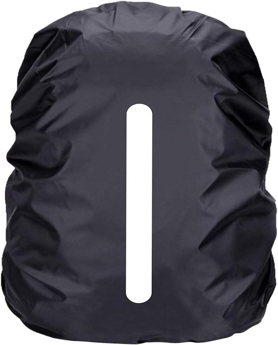 Inovra Plus - Waterdichte rugzakhoes met reflecterende strepen voor regenbescherming tijdens kamperen en wandelen (30-50 liter)