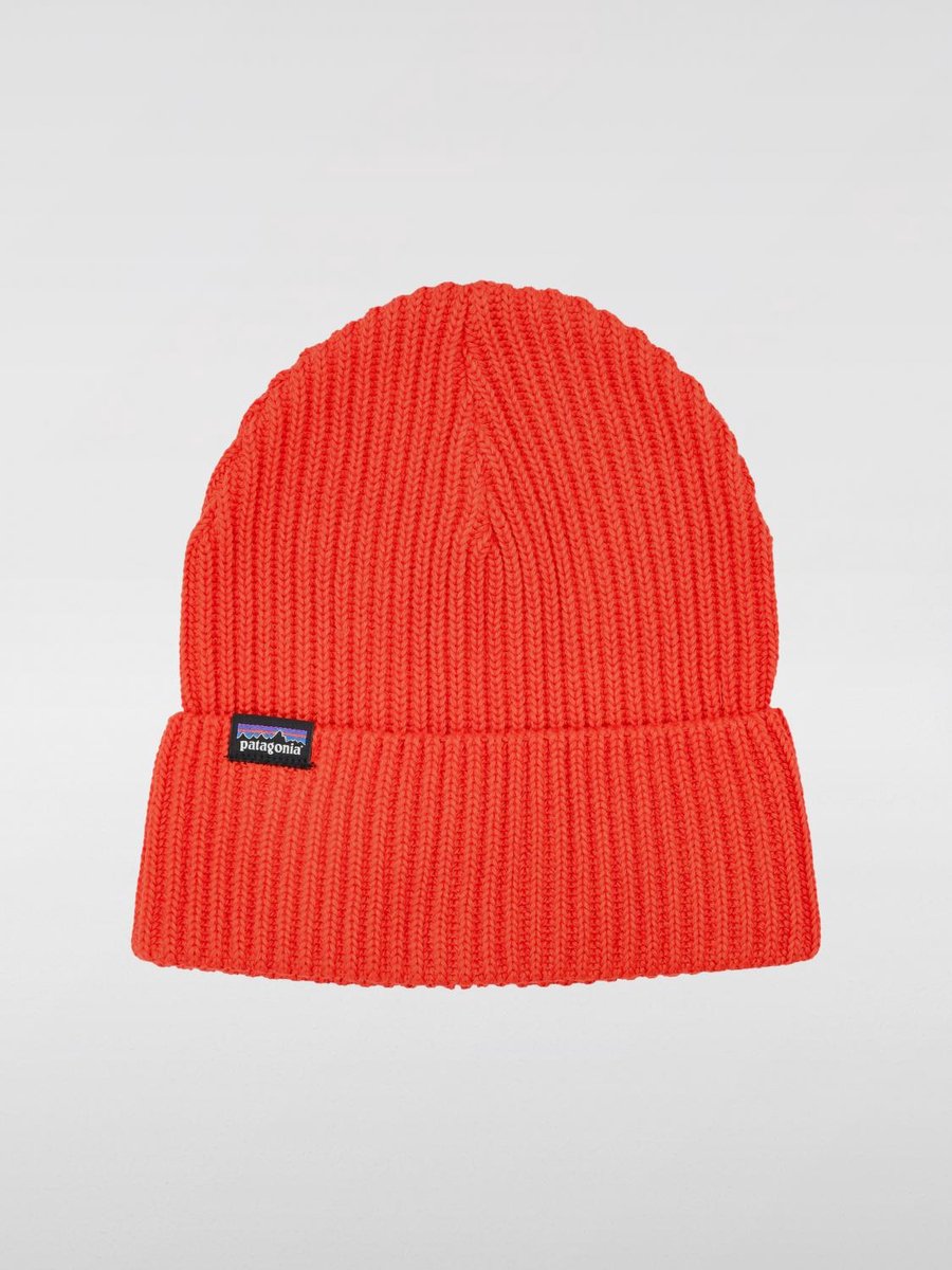 Ribbed Beanie Cotton Hat - Red