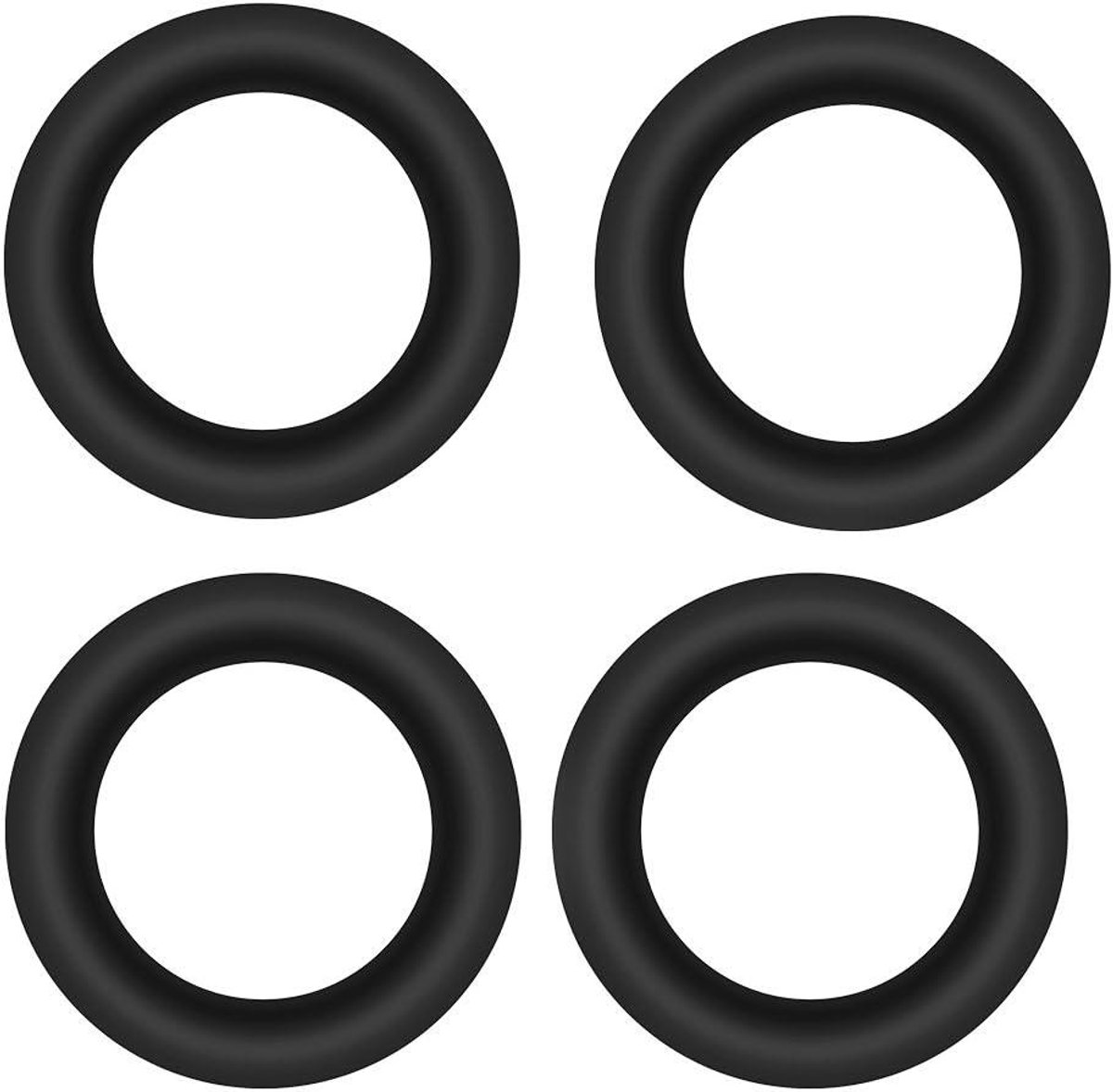 Allecto Plus - Rubber Vissen Ringen 100 stuks voor betere grip en visgereedschap