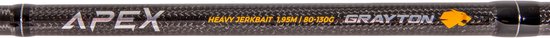 Grayton Apex Jerkbait Baitcaster Hengel 1.95m (40-80g) - Baitcaster hengel van Grayton — afbeelding 2