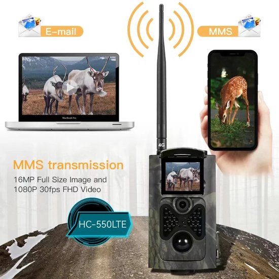 flintronic 58 MP 2,7 K HD jachtcamera met 120° detectiehoek en loopopname, waterdicht IP66, sensor 0,3-0,6s activeringstijd, voor bewaking van de