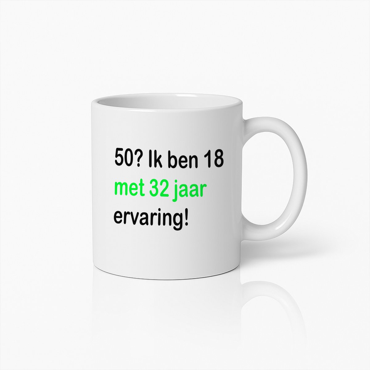 50 en Fantastisch Mok – Grappig 50e Verjaardagscadeau met 32 Jaar Ervaring