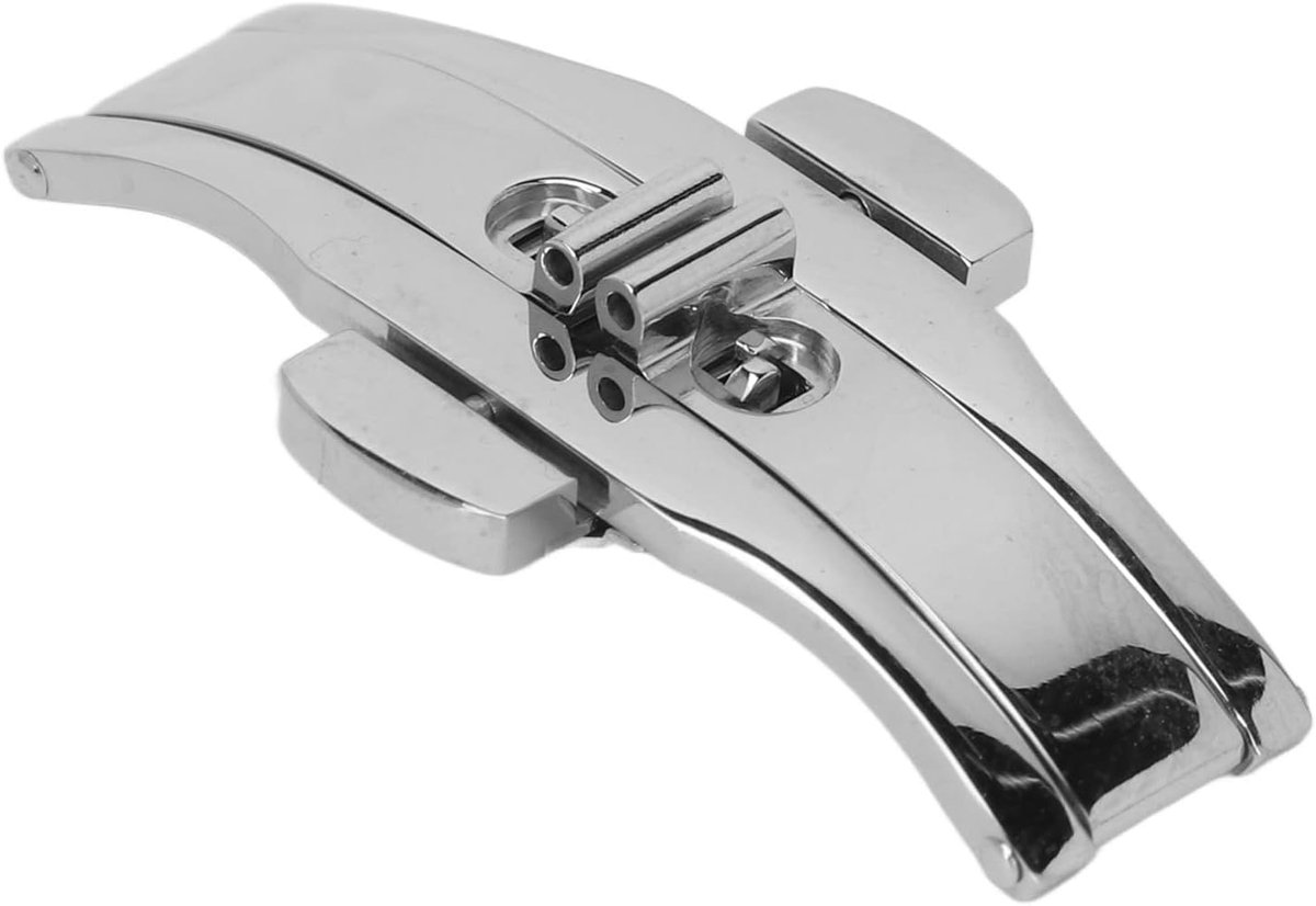 Universal Butterfly Clasp Stainless Steel Delicate Watch Deployment Clasp Replacement