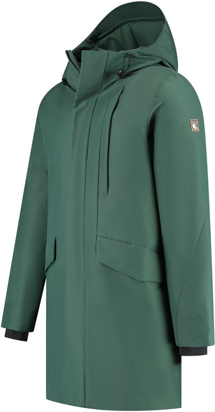 Travelin' Janson Heren - Parka Winterjas - Waterdicht - Donkergroen