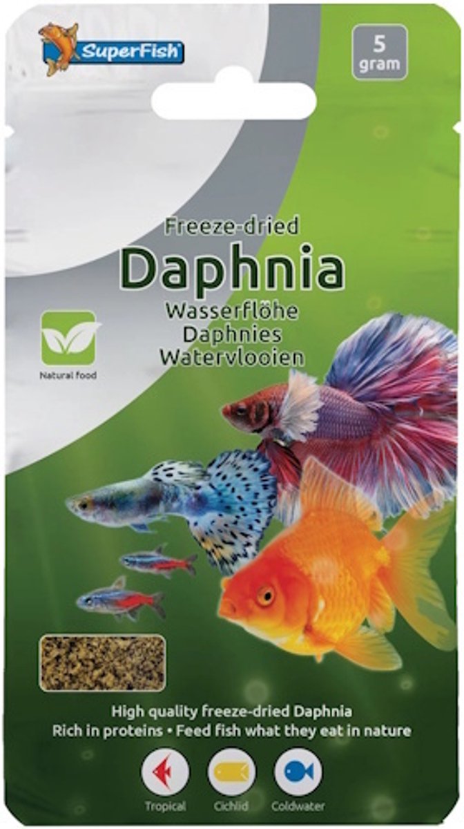 Superfish Daphnia - Gedroogde Watervlooien