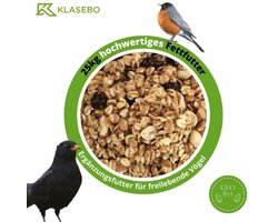 Vogelvoer 25 kg, vetrijk, strooivoer, wildvogel voer