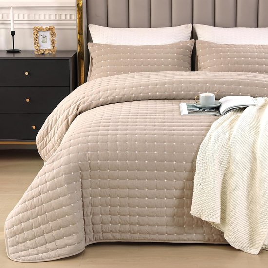 Odot Gewatteerde sprei, zachte microvezel, lichtgewicht dekbed, dubbele koning, gewatteerde overtrekken 3D Pasen bedrukking, dekbedovertrek beddengoed voor slaapkamer decor (130x150cm, patchwork