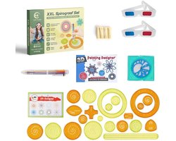 Cosy Place Spirograaf Set – Knutselen meisjes - Knutselset - 32-delig Tekenpakket – Tekenset - Educatief Tekenmateriaal voor Kinderen 5+ - Inclusief 3D bril