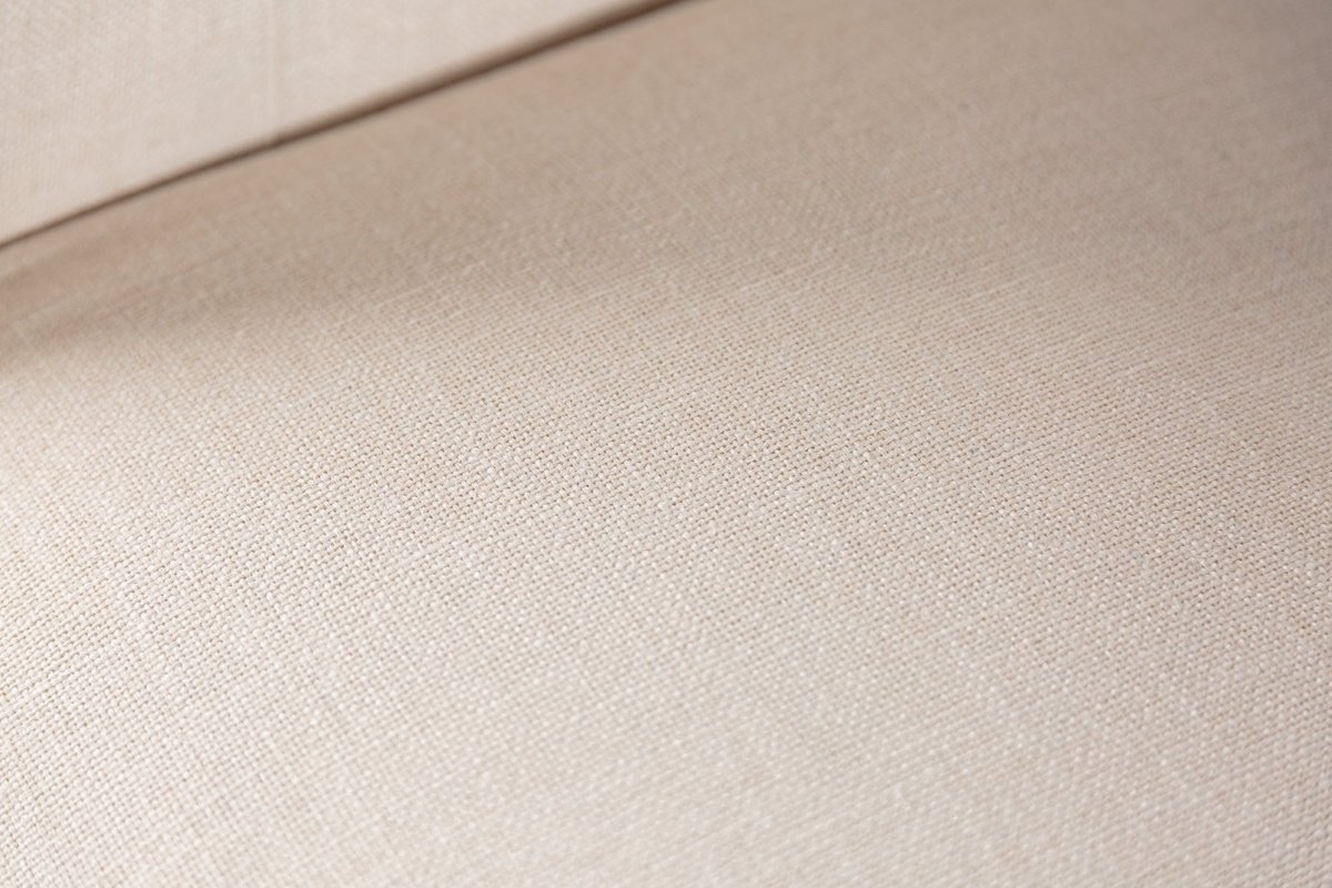 Elegante stoel CASTLE beige met Chesterfield stiksels in landelijke stijl - 40070