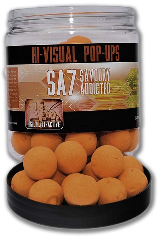 Carp Whisperer - SA7 Hi-visual Pop-up - Diameter: 12mm - Drijvende boilies van Carp Whisperer — afbeelding 2