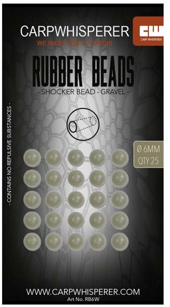 Carp Whisperer - Rubber Bead (10st) van Carp Whisperer — afbeelding 3