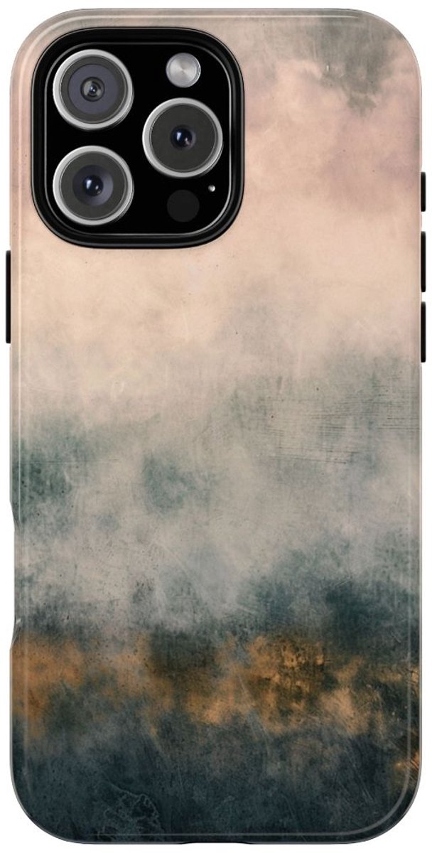Zachte Wolkenstructuur Abstracte Kunst – Telefoonhoesje Geschikt voor iPhone 16 Pro Max