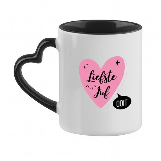 Hacebo® - De beste collega, dat ben ik dus koffiebeker met hart oor roze - iemand die
