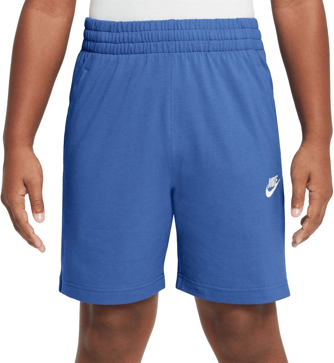 Nike sportswear knit shorts 6 in de kleur marine. Blauw