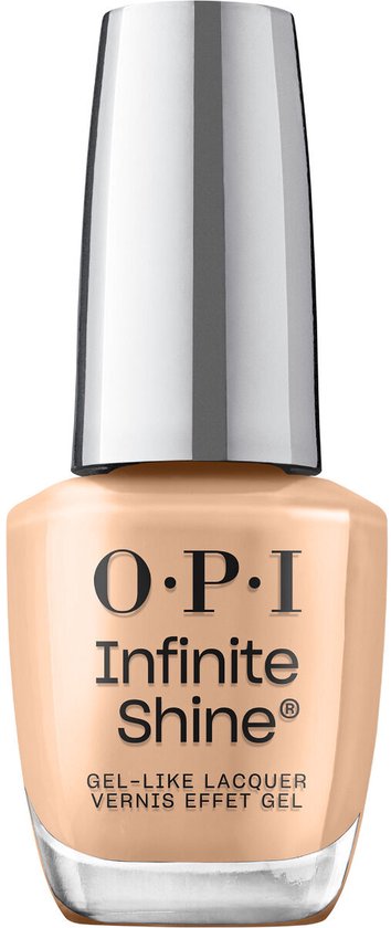 O.P.I. Infinite Shine flesje met een beige, crèmekleurige nagellak.