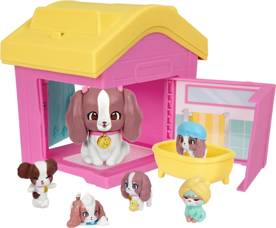 Little Live Pets - Mama Surprise Families Mama's Huis Speelset - 7 hondenfamilies te verzamelen