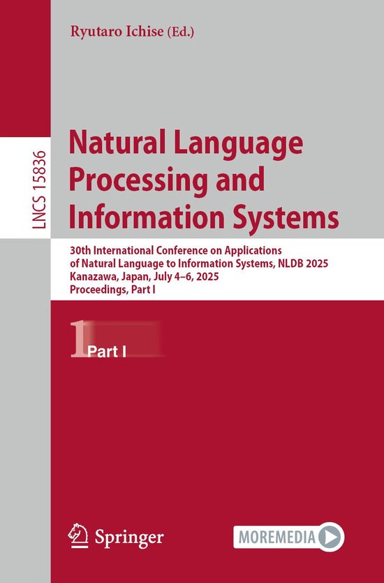 Springer Nature Proceedings Computer Science 1 - Natural Lan ... - cover