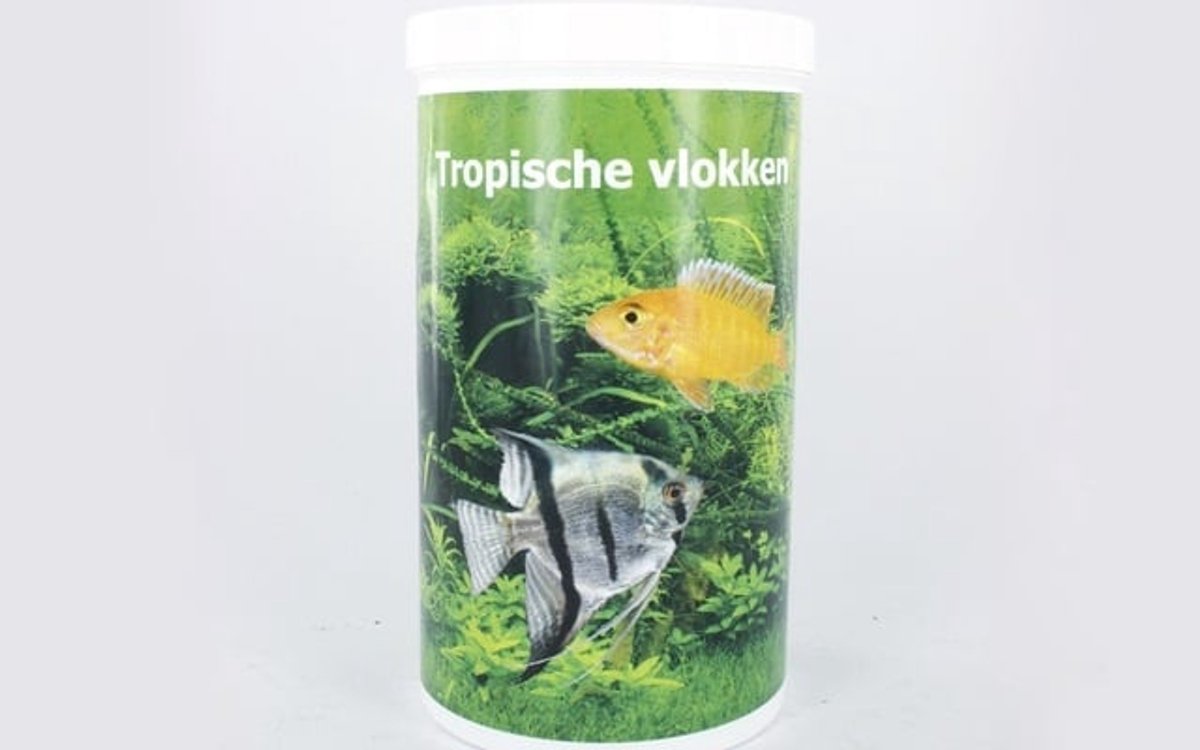 Ruinemans Tropische Vlokken (1000ml) - Visvoer Aquarium - Visvoer voor Tropische Siervissen