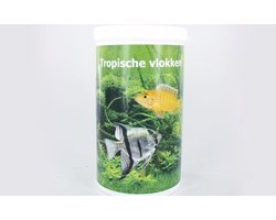 Ruinemans Tropische Vlokken (1000ml) - Visvoer Aquarium - Visvoer voor Tropische Siervissen
