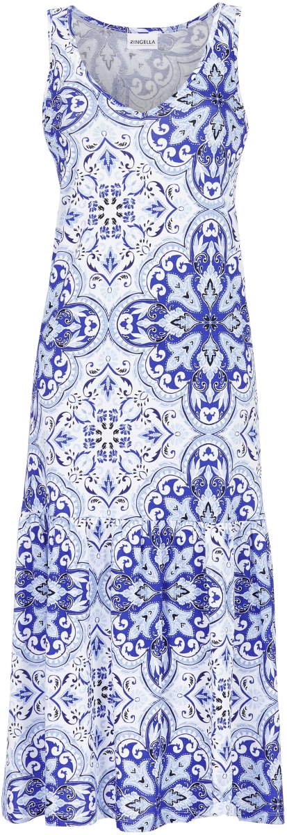 Ringella Elegante blauwe strandjurk Ringella - Blauw - Maat - 40