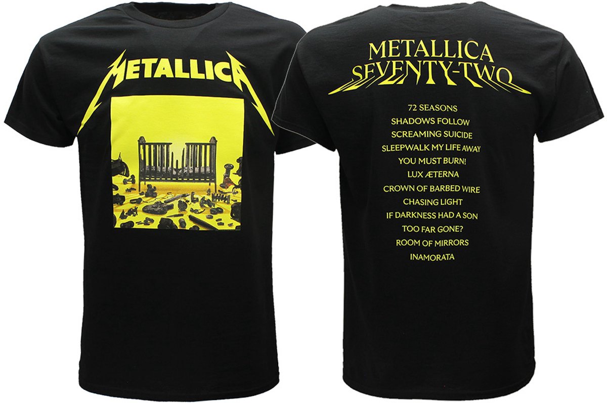 Metallica 72 Seasons Burnt Crib T-Shirt - Officiële Merchandise - L