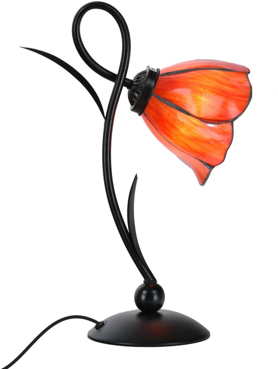 Tiffany Tafellamp Lovely Tender Poppy - Art Deco Trade