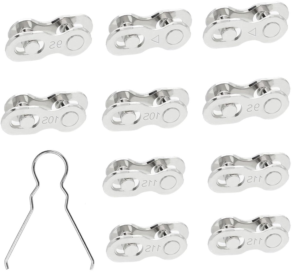 11-delige Fietsketting Reparatieset met Snelschakel en Opbergdoos - Fiets Onderhoud en Reparatie Accessoires