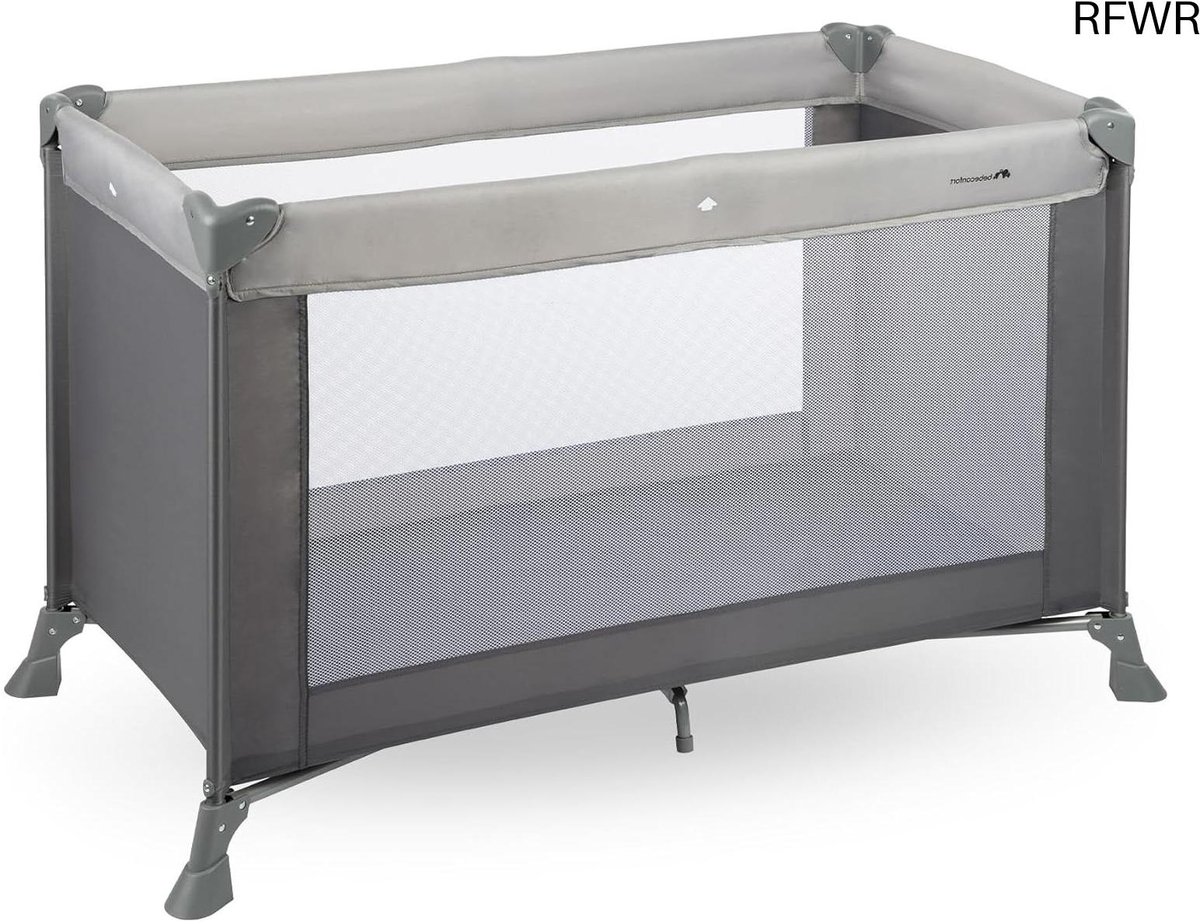 RFWR® Lichtgewicht Reisbedje voor Baby's en Peuters - Compact Opvouwbaar Campingbedje met Schuimmatras (60 x 120 cm)