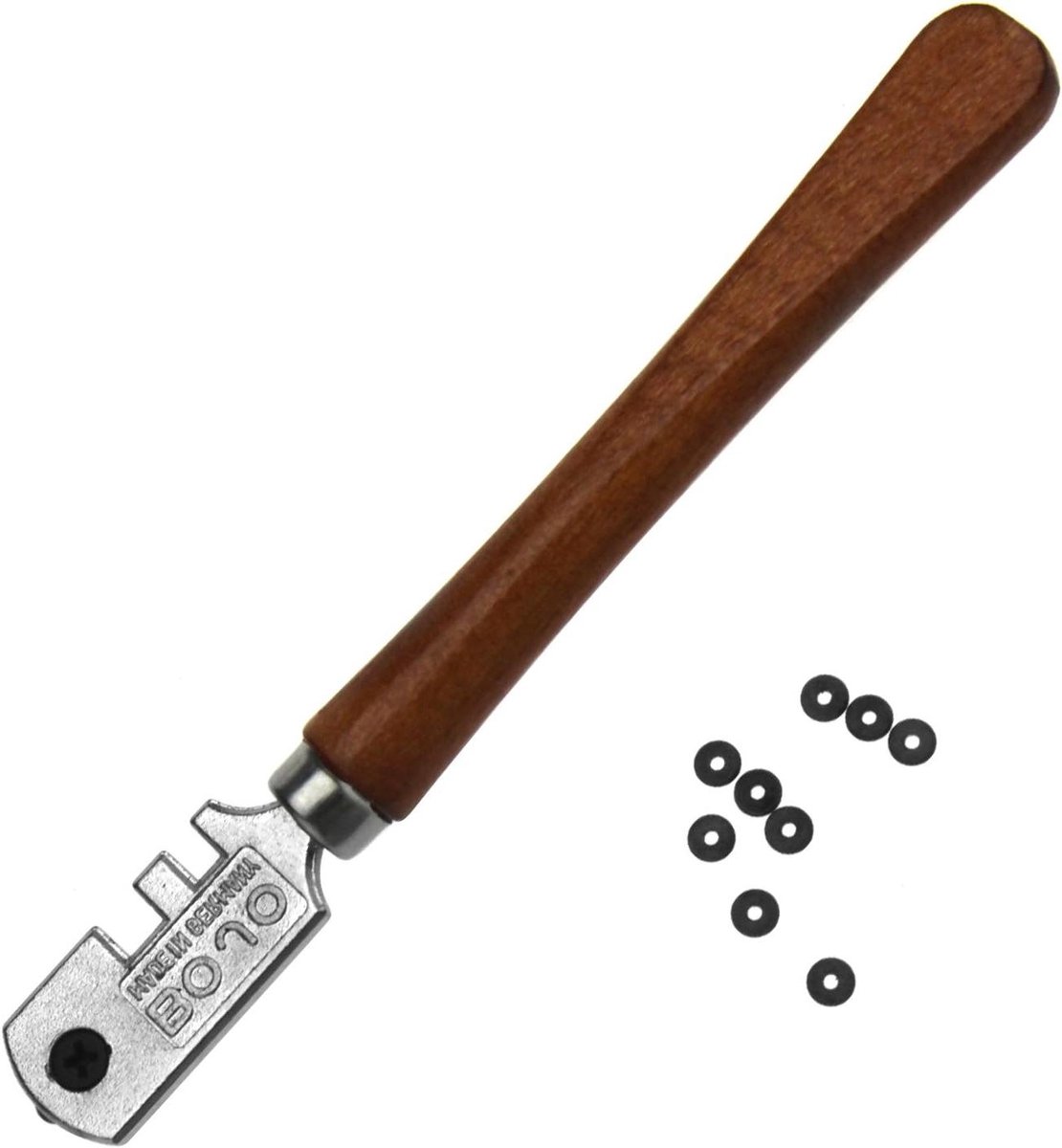Allecto Plus - Hand Glas Tegel Cutter met 6 Wielen en 10 Reserve Snijwielen - Snijgereedschap voor Glas en Staal