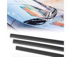 Inovra Plus - Universele ruitenwisserrubber vervanging 700 mm - 3 stuks - Voorkom glasschade