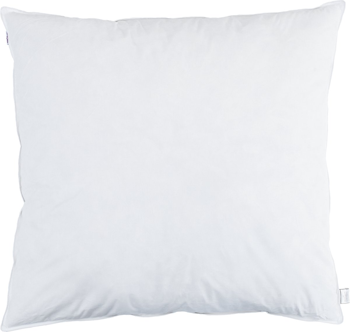 vidaXL - Hoofdkussen - met - kussen - 2 - pcs - Wit - 40 - x - 40 - cm - Veer