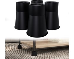 Ronde Meubelverhogers 12cm+6,5cm – Stapelbare Verhoging, Set van 8