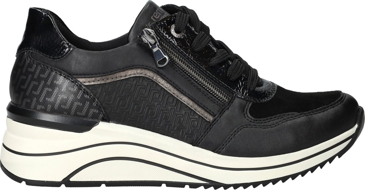 Remonte Sneakers - Dames - Zwart - Maat:43