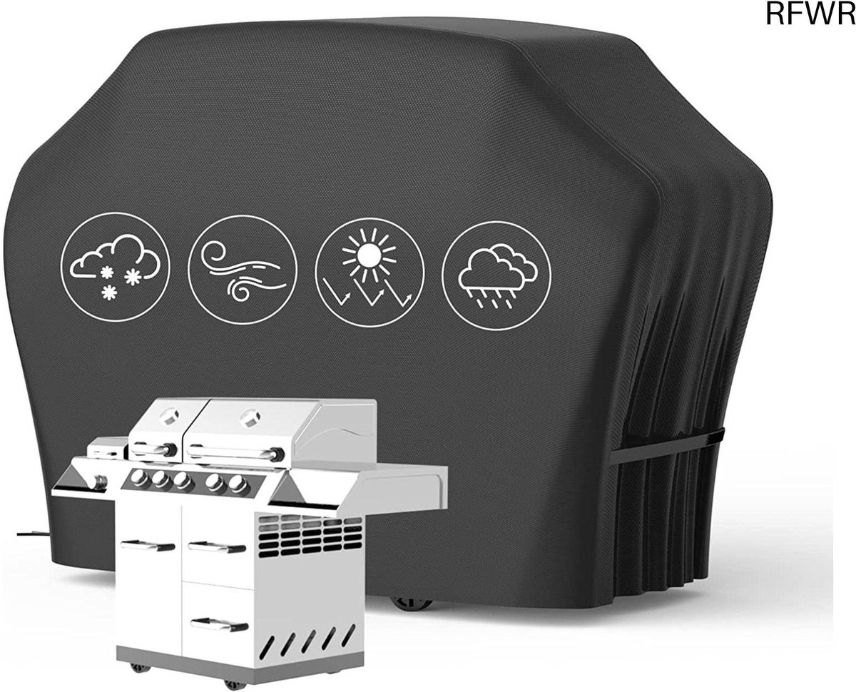 RFWR® Waterdichte BBQ Cover voor Buiten - 170 x 61 x 117 cm - Stofdicht en Windbestendig