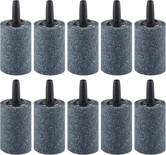 QWORK® 10CM Sprudelstein für Teiche und Aquarien, großer Luftstein für 4mm/ 8mm Schläuche
