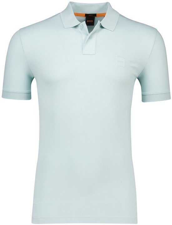 Hugo Boss polo manches courtes bleu clair bol