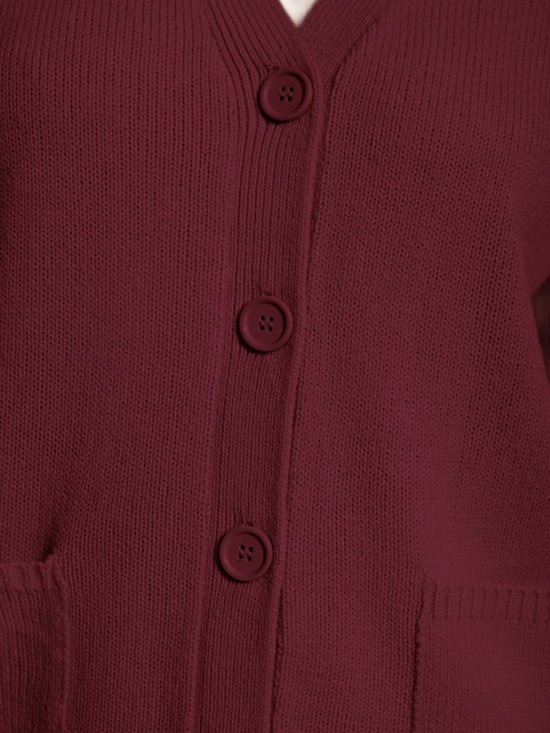 Cardigan en grosse maille avec boutons