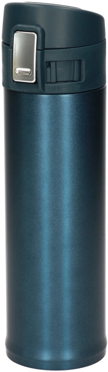 Concorde Thermofles / isoleerkan - blauw - 450 ml - RVS - thermosflessen / isoleerflessen