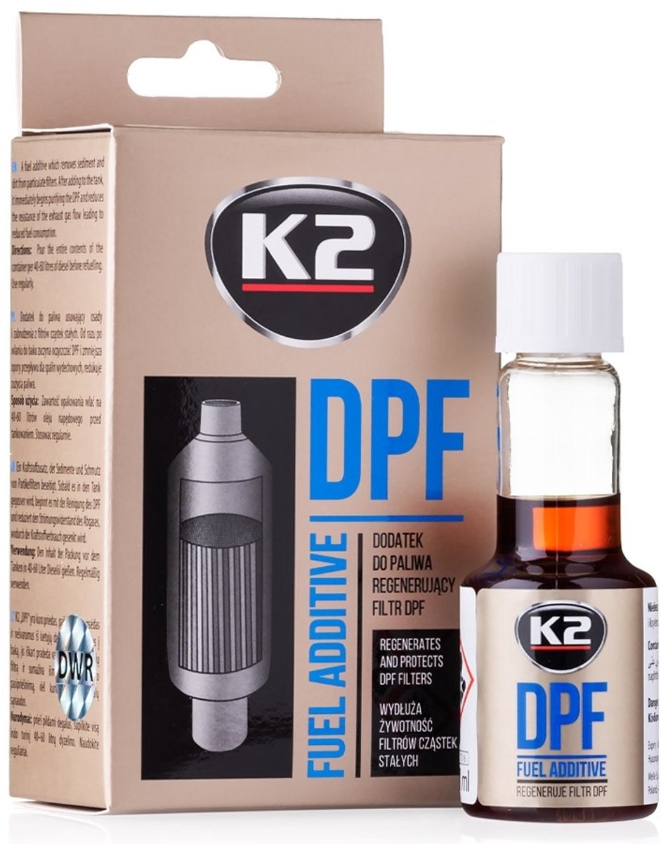 K2 T316 Turbo - Brandstoftoevoeging - 50ml - Regeneratie en Bescherming